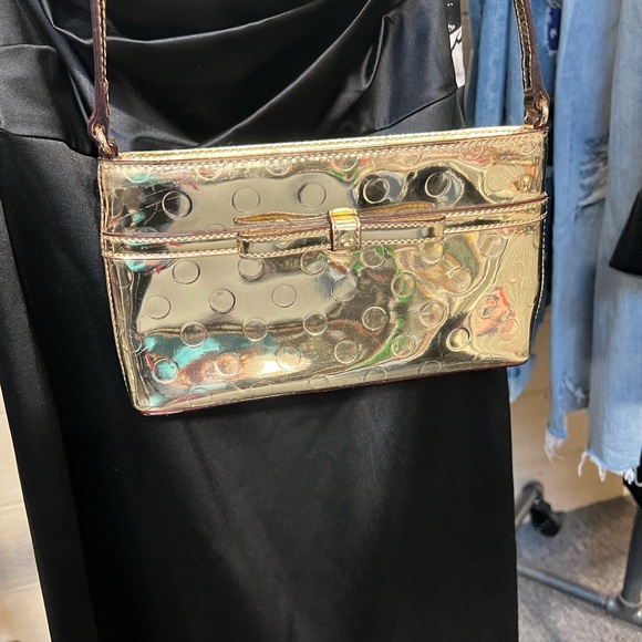Kate Spade gold Metallic crossbody - Picture 2 of 3